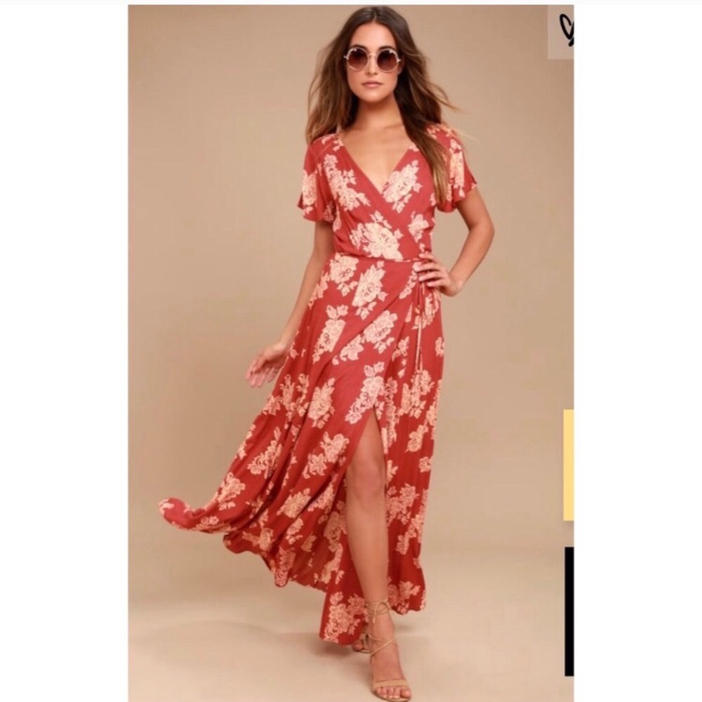 Lulu’s floral maxi dress